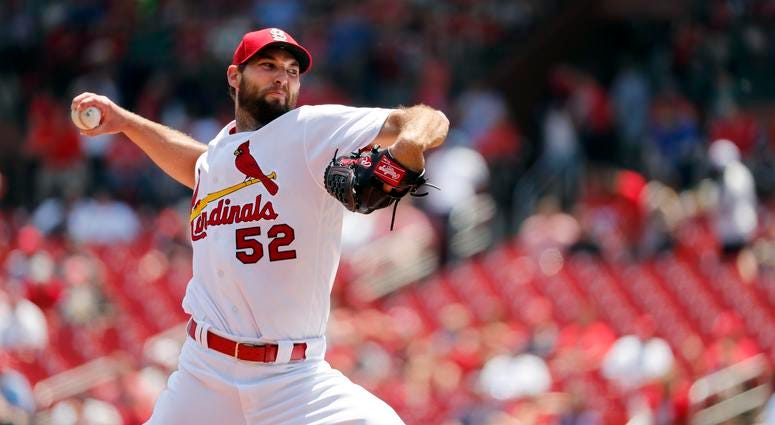 St. Louis Cardinals starting pitcher Michael Wacha St. Louis Cardinals starting pitcher Michael Wacha